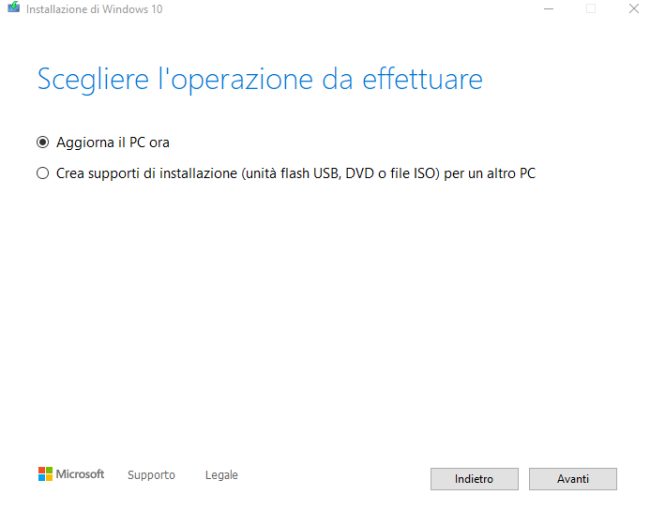 Downgrade da Windows 11 a Windows 10 sui nuovi PC