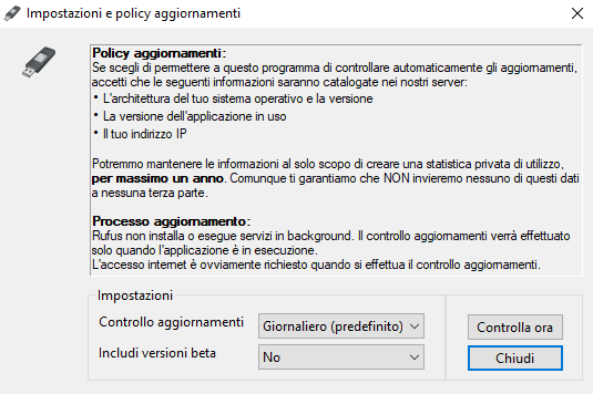 Download ISO Windows 10 e 8.1 e inserimento in una chiavetta USB con Rufus