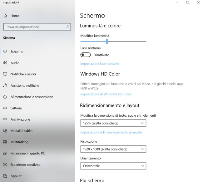 DPI, cosa significa e come Windows 10 gestisce gli schermi