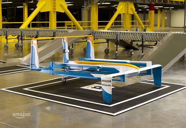 Amazon presenta il drone Prime Air per le consegne