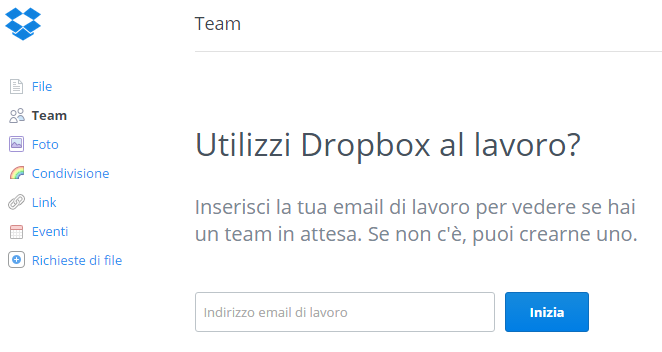 Dropbox Teams, per collaborare tra gruppi di lavoro