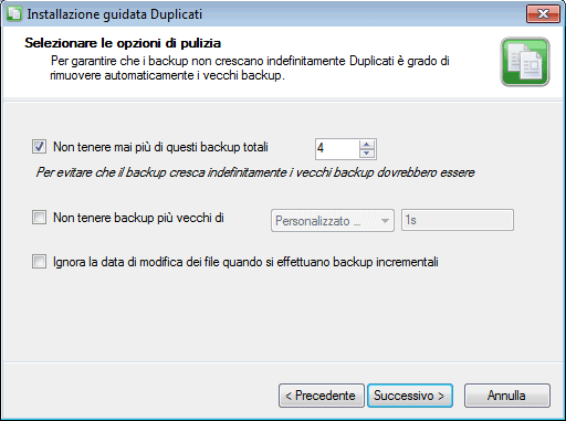 Backup su cloud e server FTP con Duplicati