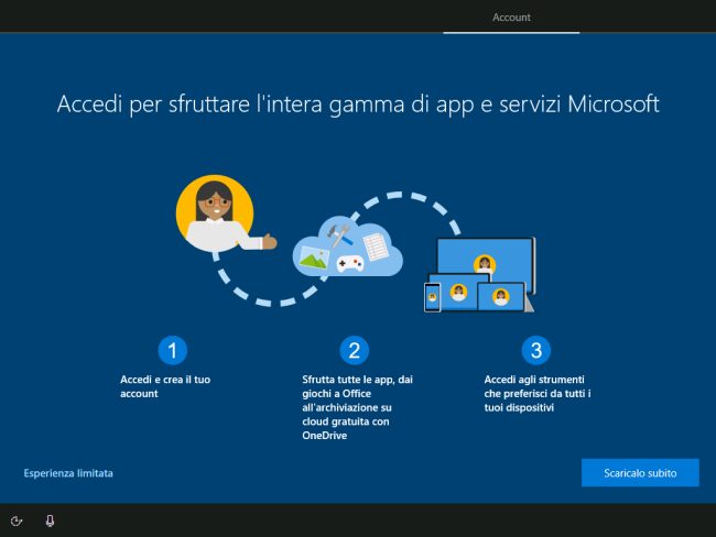 Come eliminare account Microsoft