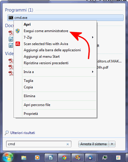 Eliminare icona di Windows 10 e disattivare la telemetria