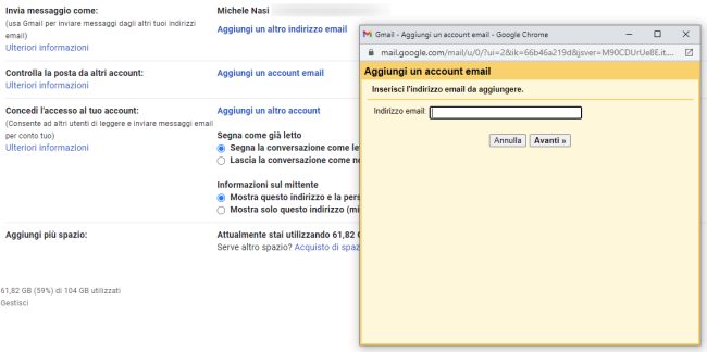 Passare email Thunderbird a Gmail e Google Workspace