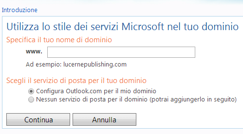 Ottenere un indirizzo e-mail personalizzato con Outlook.com: gestire mail del dominio