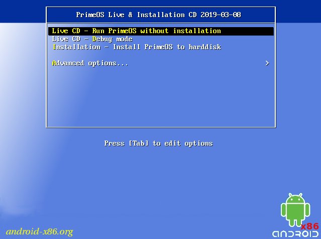 Emulatore Android disponibile anche in formato ISO: PrimeOS