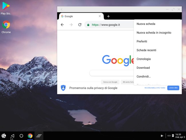 Emulatore Android disponibile anche in formato ISO: PrimeOS