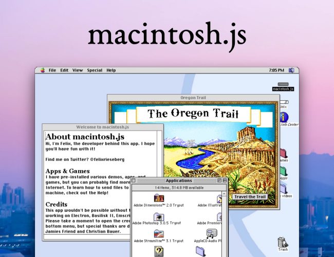 Mac OS 8 torna in vita dopo 23 anni con Electron