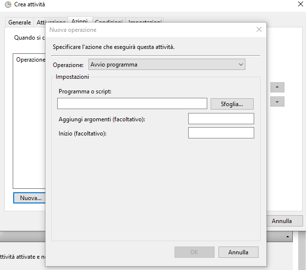 Esecuzione automatica Windows 10 per programmi e applicazioni