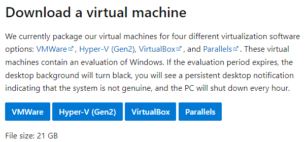 Come avviare Windows 11 da una macchina virtuale già configurata