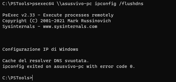 Come eseguire comandi da remoto con un account Windows