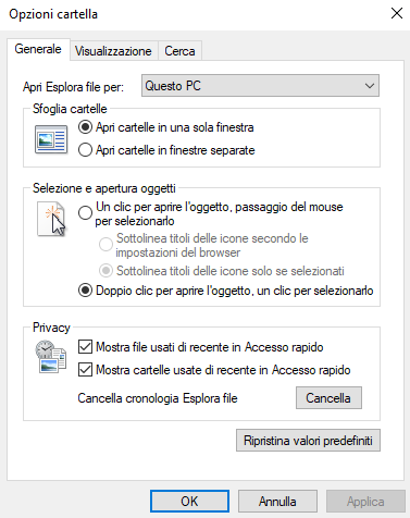 Esplora file: come raggruppare i dati e usare un'alternativa alla Timeline