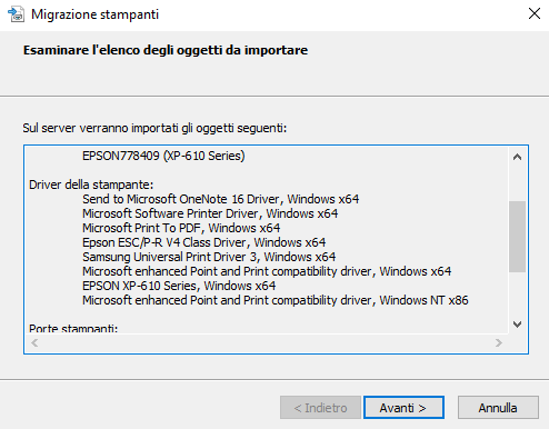 Come esportare driver stampante e code di stampa in Windows