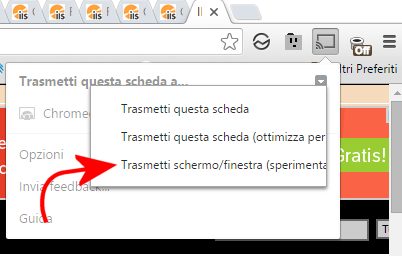 Estendere lo schermo in Windows con Chromecast