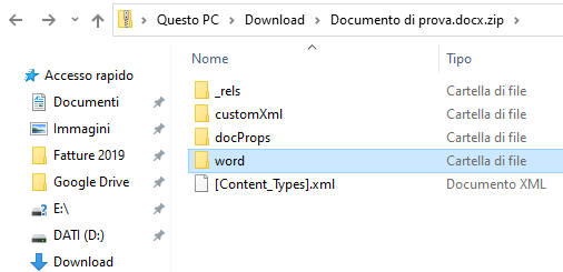 Come estrarre le immagini contenute in un documento Word
