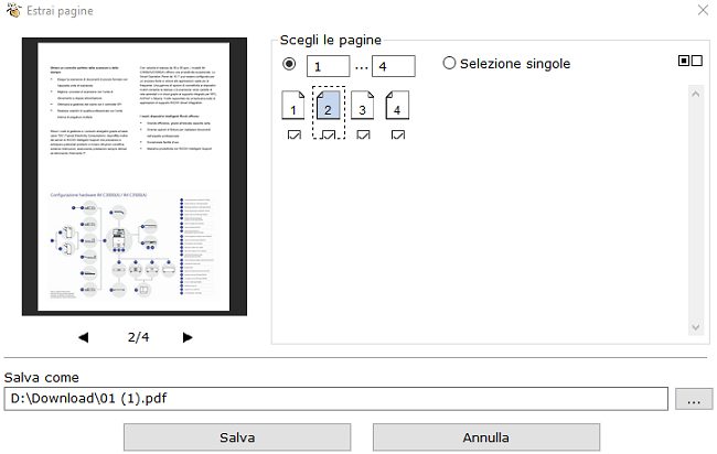Estrarre pagine da PDF: come fare