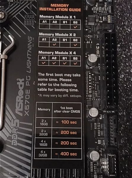 Scheda madre ASRock X670E Steel Legend: il curioso caso dell'etichetta sugli slot della memoria