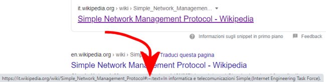Evidenziare una frase in una pagina web con Chrome, Chromium e derivati