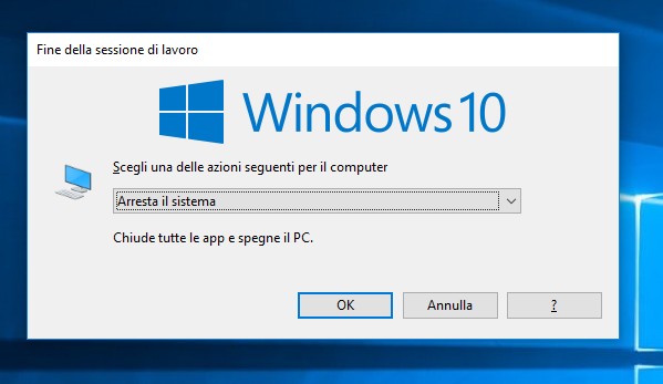 Evitare che Windows 10 ripristini i programmi aperti in precedenza all'avvio