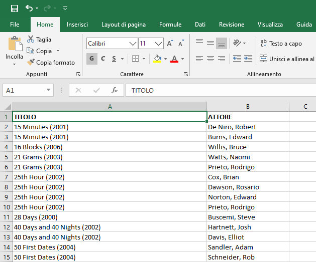 Excel, come estrarre dati e formattarli con Flash Fill