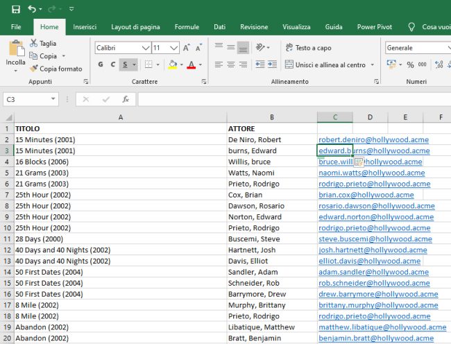 Excel, come estrarre dati e formattarli con Flash Fill