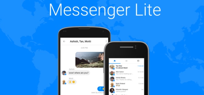 Facebook presenta Messenger Lite e il nuovo marketplace
