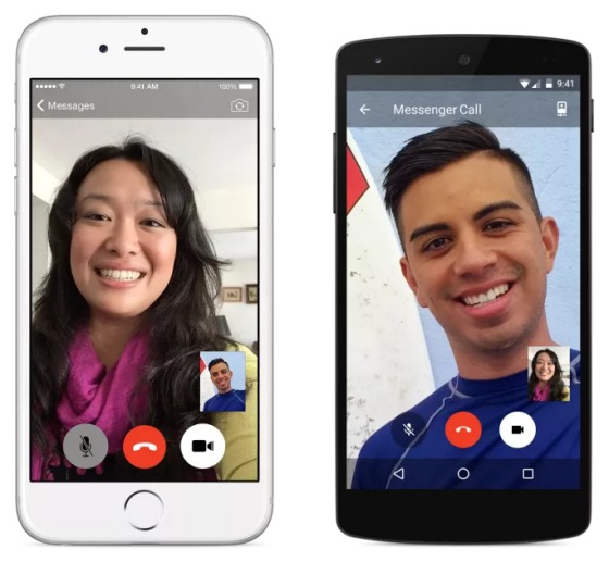Facebook Messenger, videochiamate anche dall'Italia