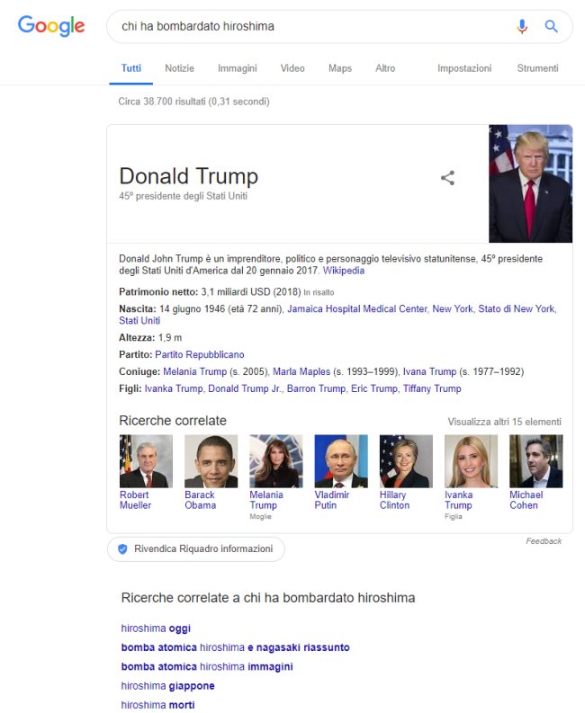 Fake news: link verso il motore di ricerca di Google possono aiutarne la diffusione