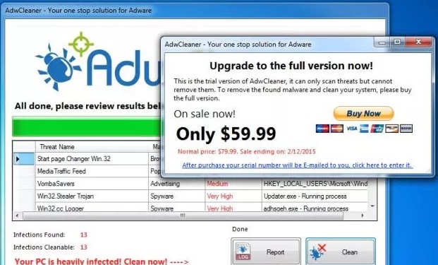 Attenzione al falso AdwCleaner che circola online