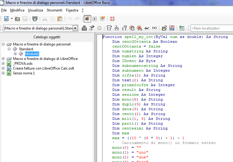 Creare fatture con LibreOffice. Ecco come fare