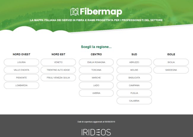Fibermap: per sapere tutto sulla copertura fibra e ADSL