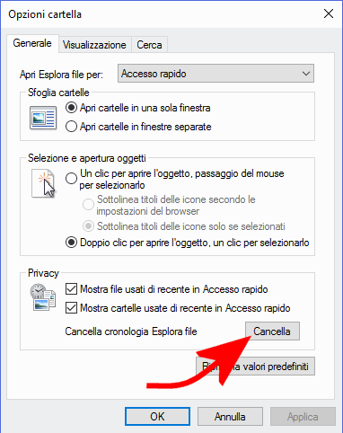 File recenti e Windows 10: come cancellare la lista