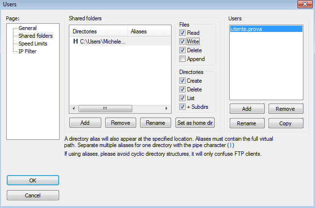 Come configurare un server FTP e accedere alla rete locale