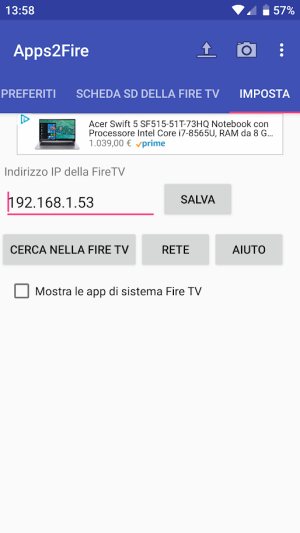 Fire TV Stick: come installare le app Android