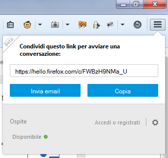 Come funziona Firefox Hello: chiamate e videoconferenza senza plugin