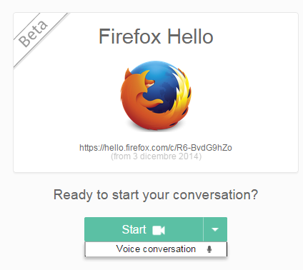 Come funziona Firefox Hello: chiamate e videoconferenza senza plugin