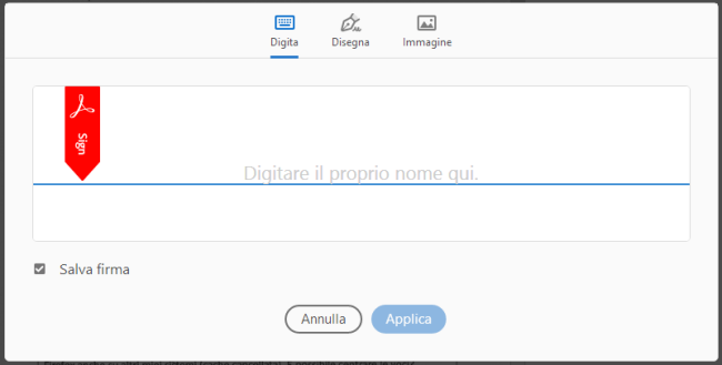 Firmare digitalmente un PDF senza usare Acrobat