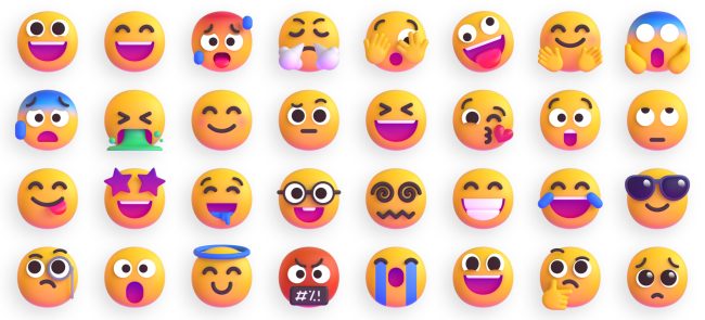 Fluent Emoji: cosa sono. Microsoft ne rende libero l'utilizzo