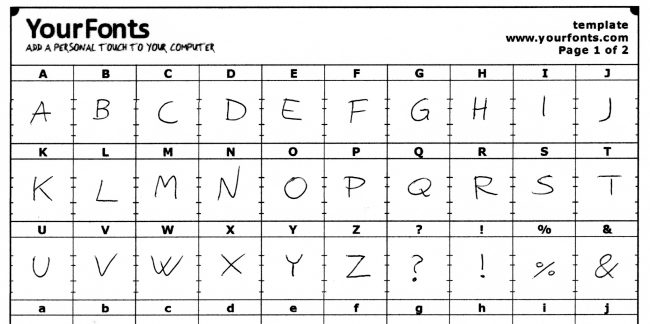 Font scrittura, come realizzarli con la propria calligrafia