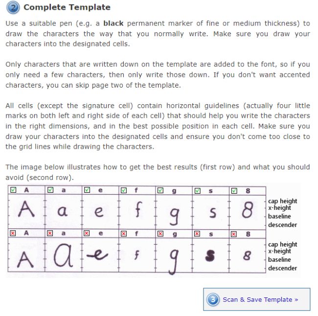 Font scrittura, come realizzarli con la propria calligrafia
