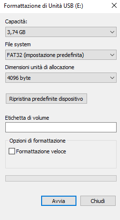 Formattare chiavetta USB e cancellare i dati definitivamente