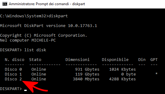 Formattare chiavetta USB e cancellare i dati definitivamente