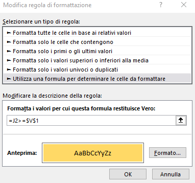 Formattazione condizionale Excel: cos'è e come si usa