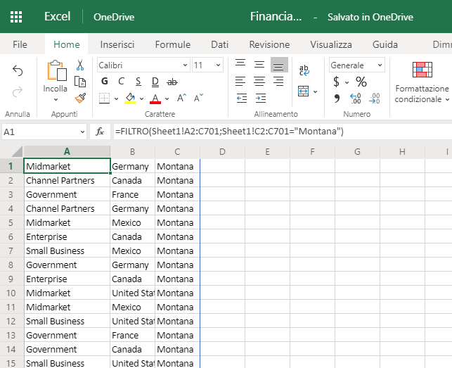 Formule Excel: cosa sono e come si usano le matrici dinamiche