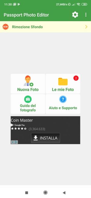 Fototessera, come crearla con uno smartphone Android