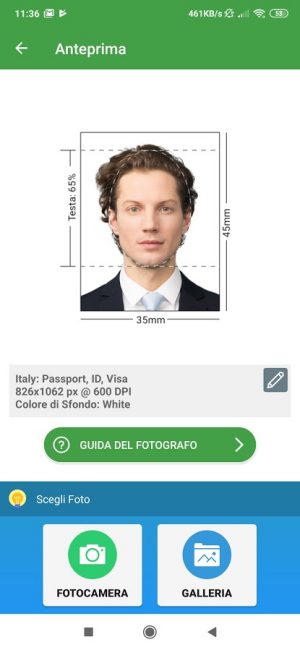 Fototessera, come crearla con uno smartphone Android