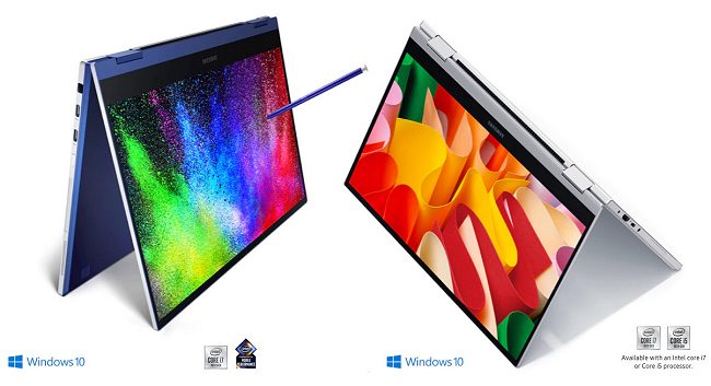 Samsung presenta i nuovi Galaxy Book con CPU Intel e pannelli QLED