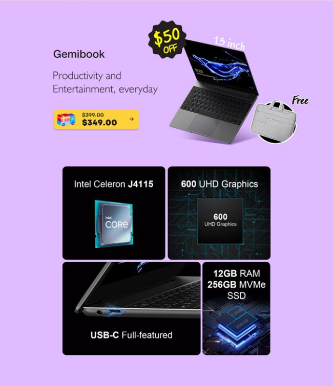 Tanti notebook in offerta con il Back to School Chuwi: CoreBook XPro, CoreBook e GemiBook