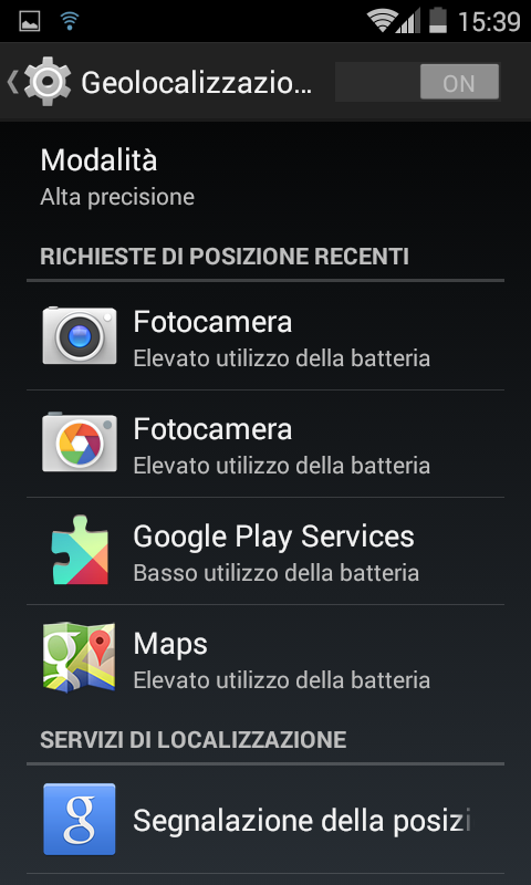 Come geotaggare foto Android